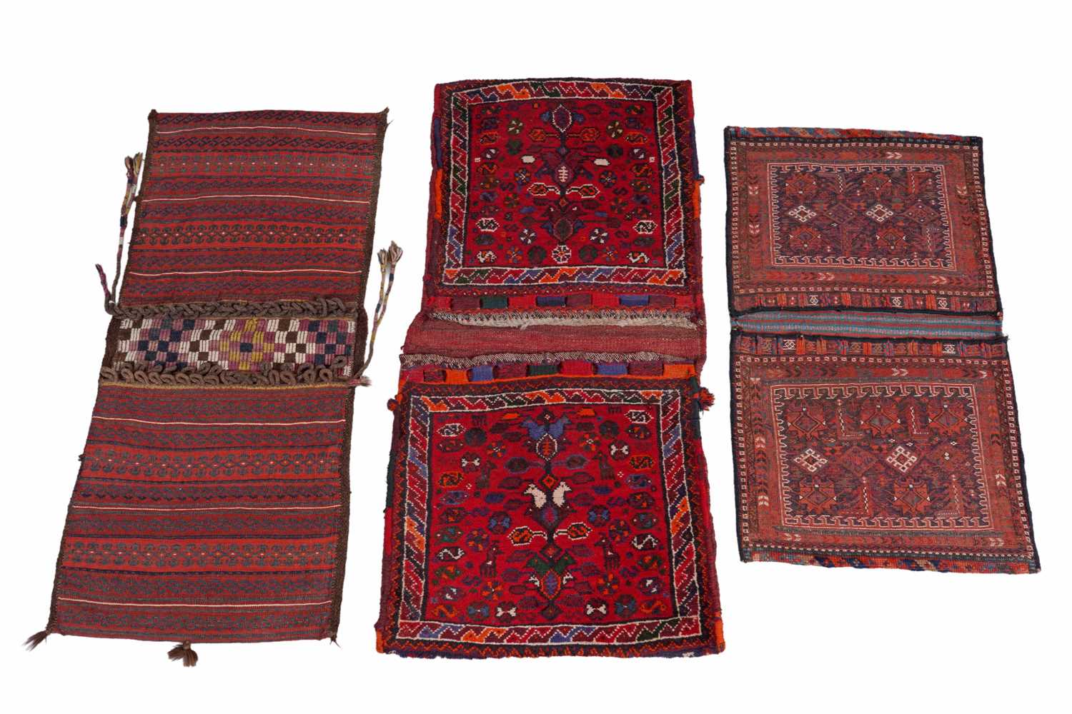 Lot 89 - Three carpet saddle bags