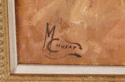 Lot 255 - Malcolm Coward - Three work horses in a field | oil
