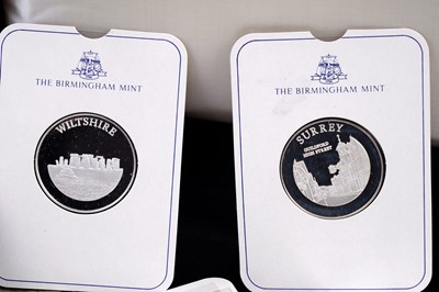 Lot 8 - The Birmingham Mint Queen Elizabeth II Silver Ancient Counties of England