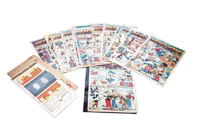Lot 106 - Mickey Mouse Weekly No. 100, with giveaway; and other 1938 issues