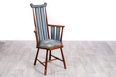 Lot 51 - An Arts & Crafts liberty armchair