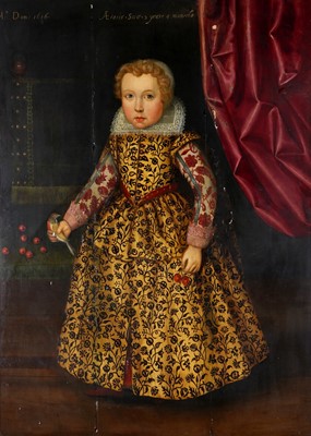 Lot 230 - 17th Century Anglo-Dutch School - Circle of William Larkin - Portrait of a Young Boy | oil