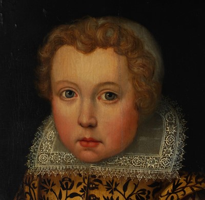 Lot 230 - 17th Century Anglo-Dutch School - Circle of William Larkin - Portrait of a Young Boy | oil