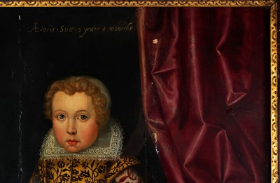Lot 230 - 17th Century Anglo-Dutch School - Circle of William Larkin - Portrait of a Young Boy | oil