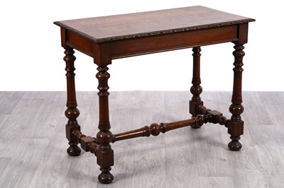 Lot 54 - A Victorian oak side table