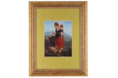 Lot 7 - After Paul Falconer Poole - Crossing the stream | oil