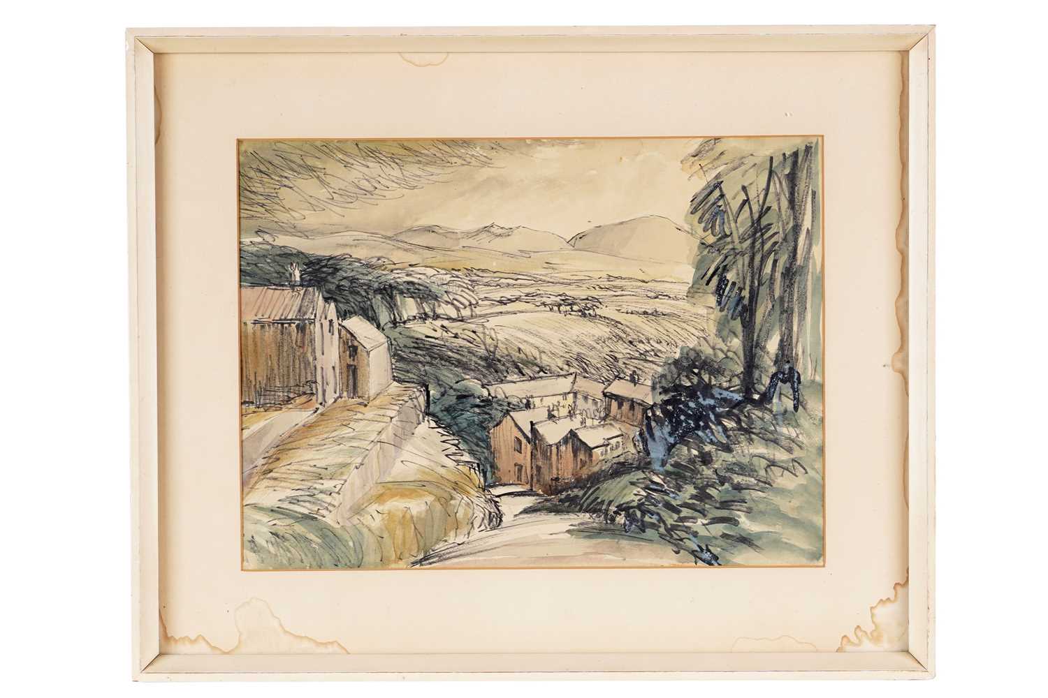 Lot 278 - Norman Cornish - View from Branthwaite | mixed media