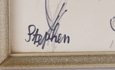 Lot 280 - Norman Cornish - Portrait of Stephen | Flo-Master pen
