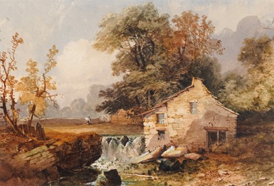 Lot 216 - Thomas Miles Richardson Snr. - Flint Mill, Jesmond Dene | watercolour