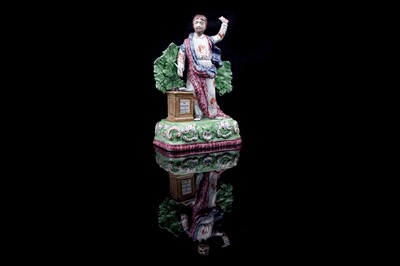Lot 436 - A Staffordshire Patriotic Group pearlware figure Jeremiah