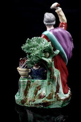 Lot 438 - Two Staffordshire religious figures
