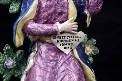 Lot 438 - Two Staffordshire religious figures
