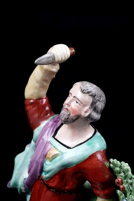 Lot 438 - Two Staffordshire religious figures