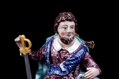 Lot 439 - Two Staffordshire pearlware religious figures