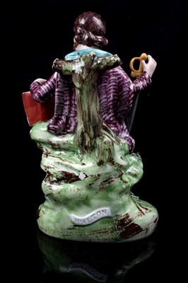 Lot 439 - Two Staffordshire pearlware religious figures