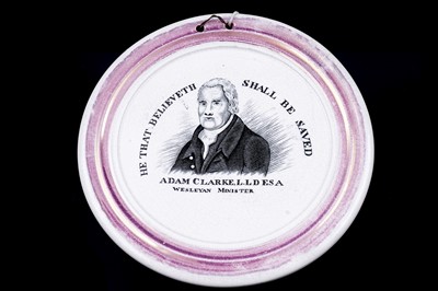 Lot 455 - Five Sunderland plaques; and two nursery plates