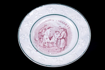 Lot 455 - Five Sunderland plaques; and two nursery plates