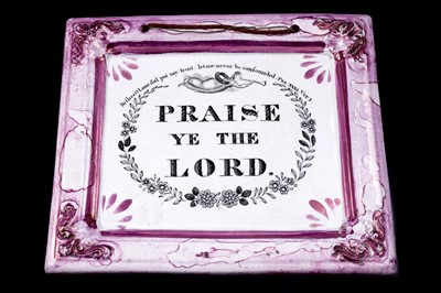 Lot 455 - Five Sunderland plaques; and two nursery plates