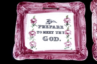 Lot 456 - Five Sunderland scripture plaques