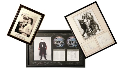 Lot 309 - Four items of signed Doctor Who memorabilia