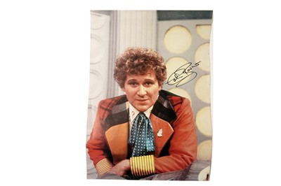 Lot 292 - A Blue Box 2001 Doctor Who signed Poster