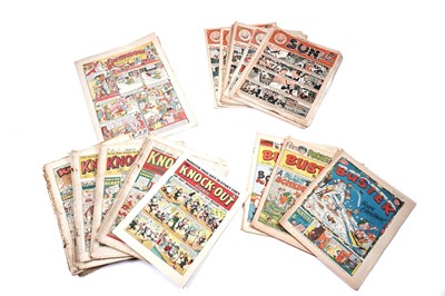 Lot 115 - Early issues of Knock-Out, Sun and Buster comics