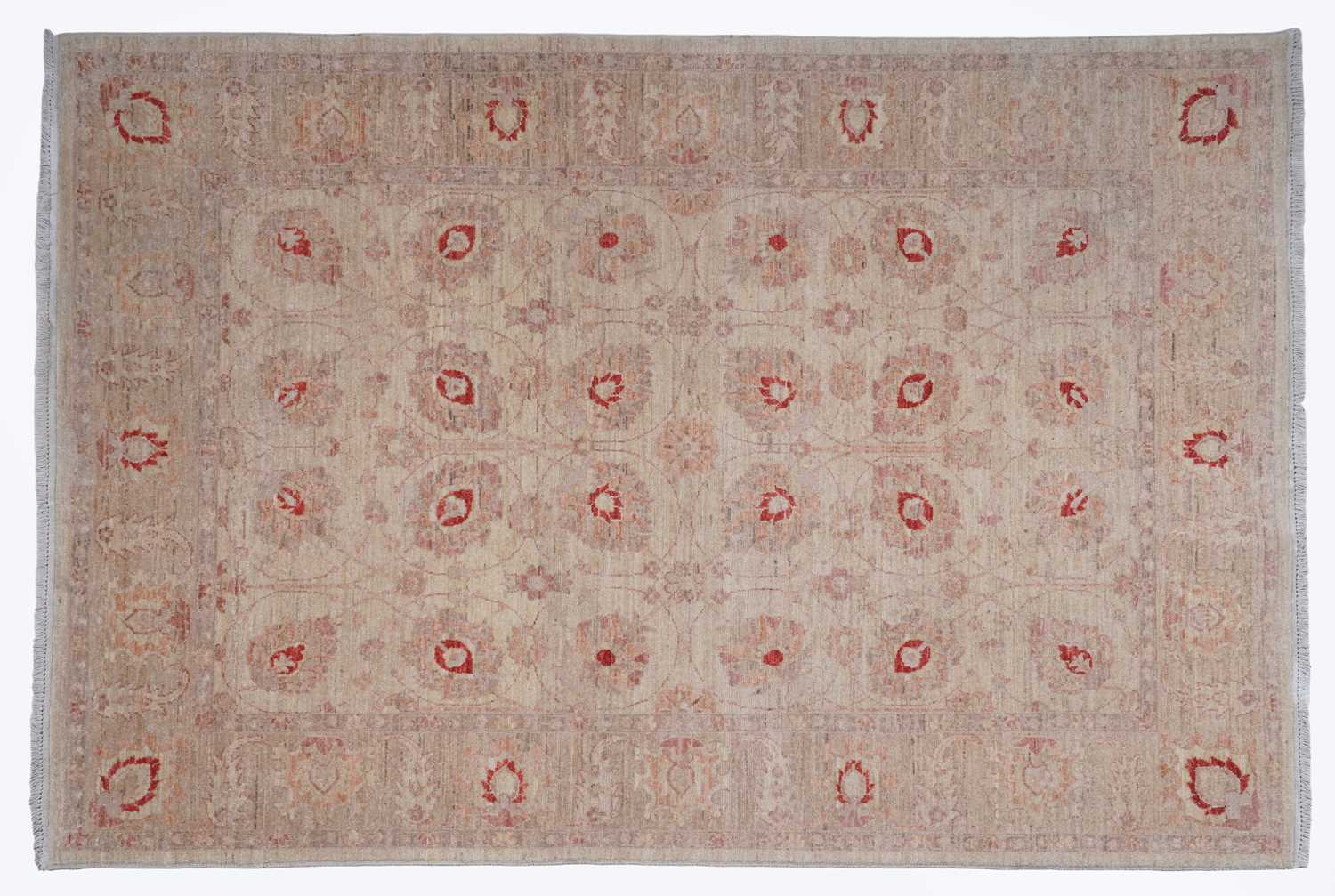 Lot 73 - A Caucasian Zeigler carpet
