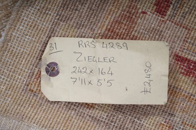 Lot 73 - A Caucasian Zeigler carpet