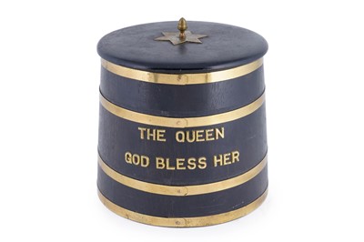 Lot 469 - A Royal Navy ‘Grog Cask’ ice bucket