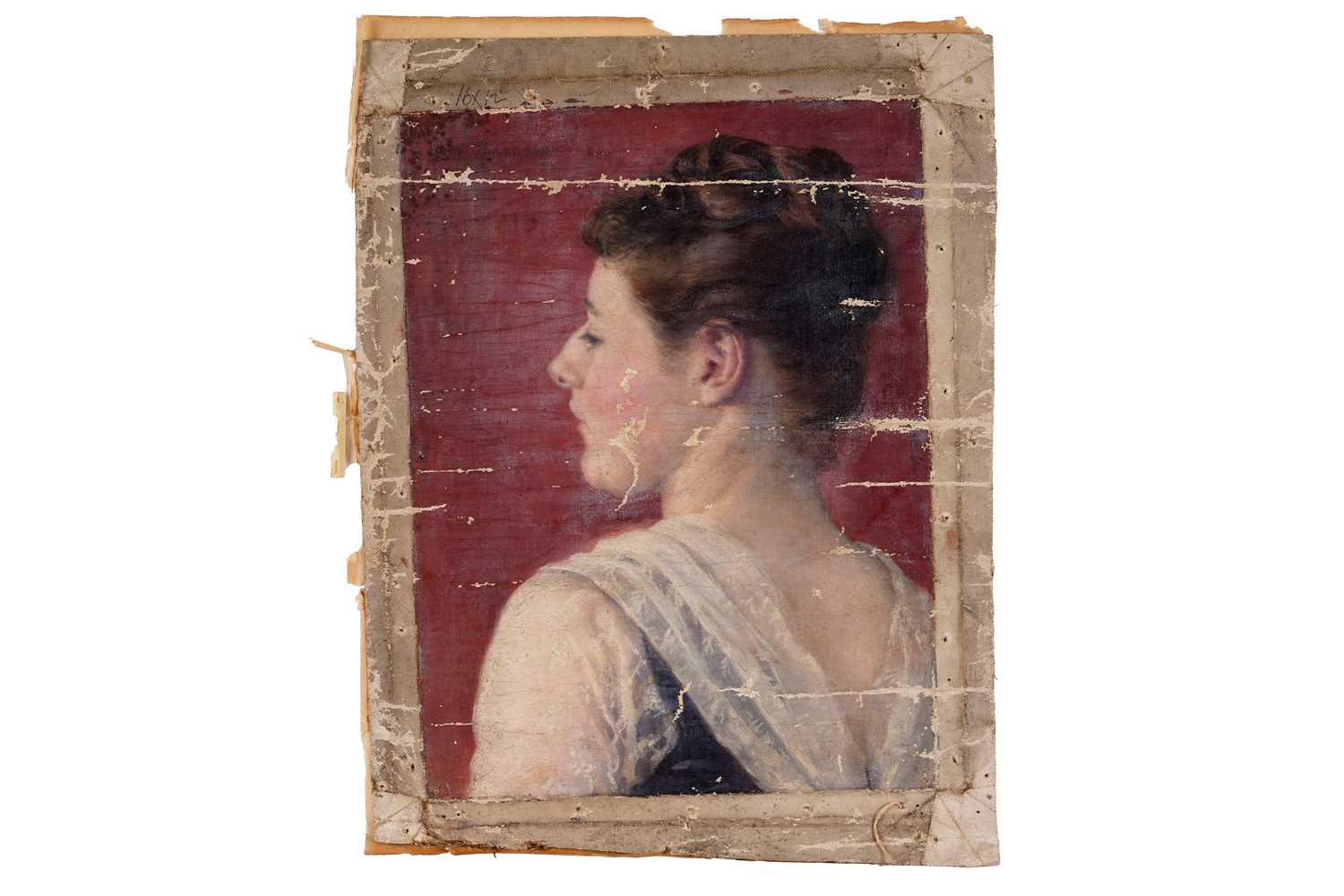 Lot 203 - Isa Jobling - Self Portrait | oil