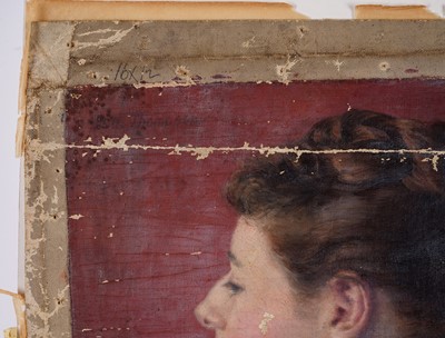 Lot 203 - Isa Jobling - Self Portrait | oil