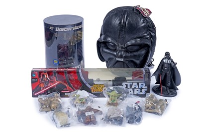 Lot 560 - Star Wars collector’s toys; and selection of Burger King Star Wars gifts