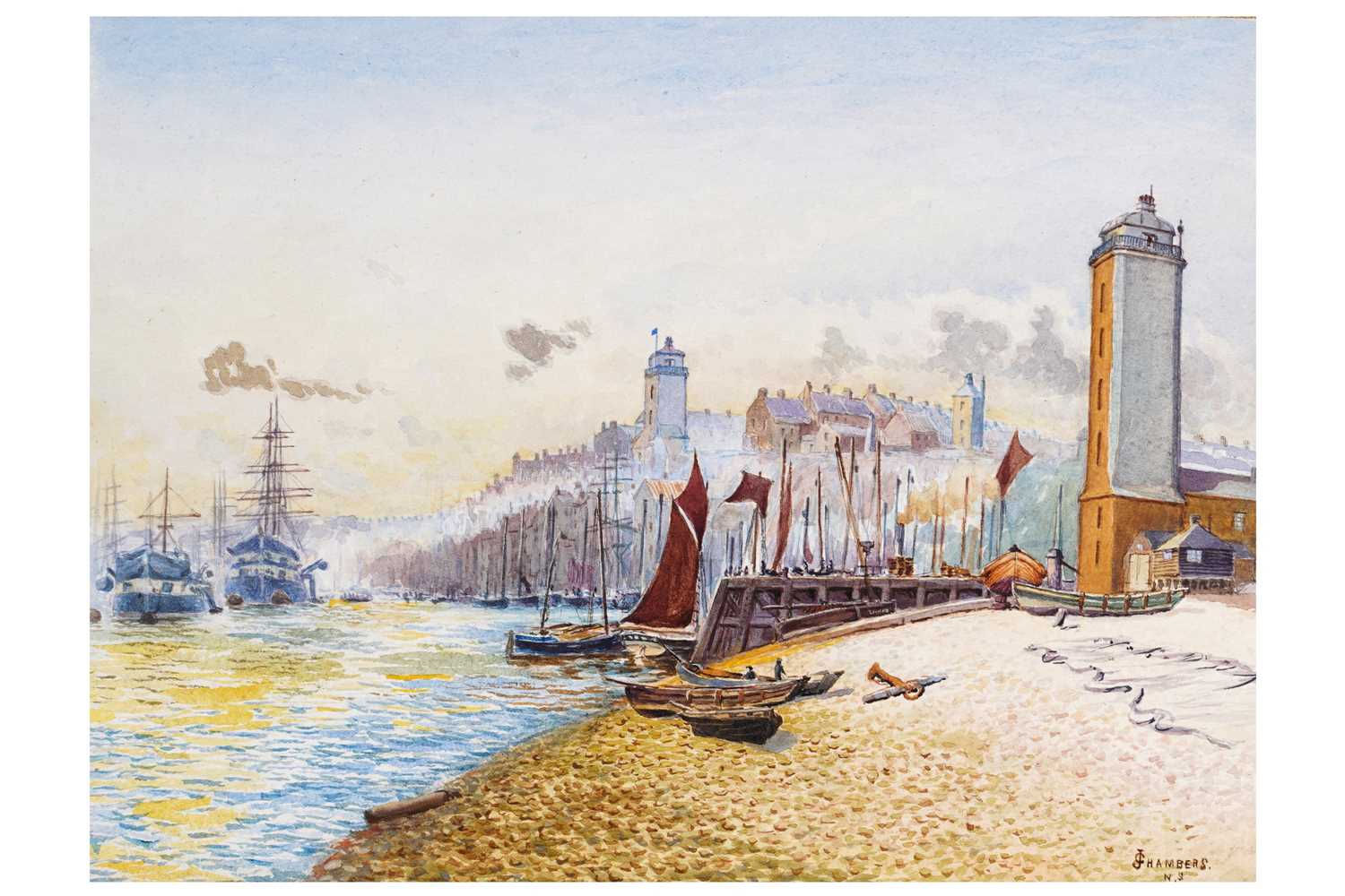 Lot 206 - Local Interest: An important presentation album of watercolours, presented to Joseph Spence Esq.
