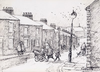 Lot 281 - Norman Cornish | Spennymoor St. Scene | Flo-Master pen