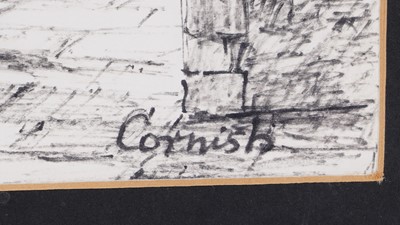 Lot 281 - Norman Cornish | Spennymoor St. Scene | Flo-Master pen
