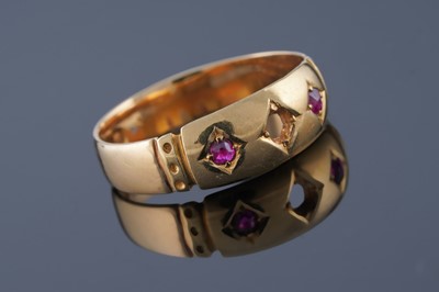 Lot 229 - A Great War period ruby ring | 1915