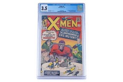 Lot Marvel Comics The Uncanny X-Men No. 4, CGC 3.5