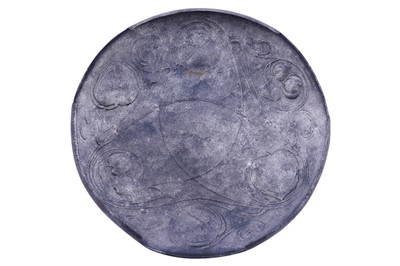 Lot 517 - Archibald Knox for Liberty & Co pewter dish