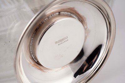 Lot 488 - R&D Ltd: a Victorian EPNS and cut glass double-sided biscuit barrel