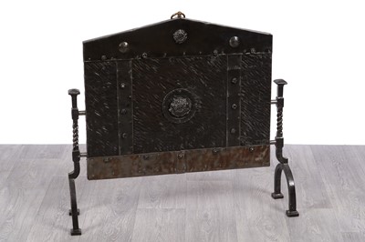 Lot 204 - A contemporary fire screen