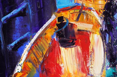 Lot 75 - John Lowrie Morrison "Jolomo" - McPhail up for air, Cairnbaan | oil