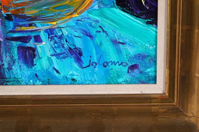 Lot 75 - John Lowrie Morrison "Jolomo" - McPhail up for air, Cairnbaan | oil