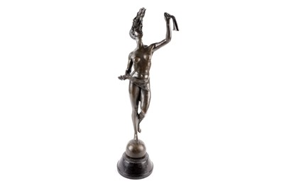 Lot 65 - After Danese Cattaneo: a 20th Century patinated bronze study ‘Fortuna’