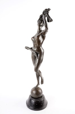 Lot 65 - After Danese Cattaneo: a 20th Century patinated bronze study ‘Fortuna’