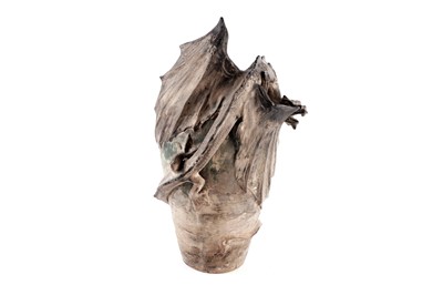 Lot 450 - Manner of Eduard Stellmacher: a Czechoslovakian earthenware dragon vase