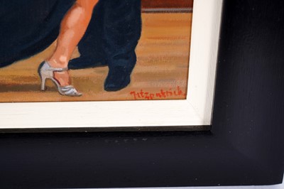 Lot 93 - Andrew Fitzpatrick - To Master the Tango (Takes Practice) | oil