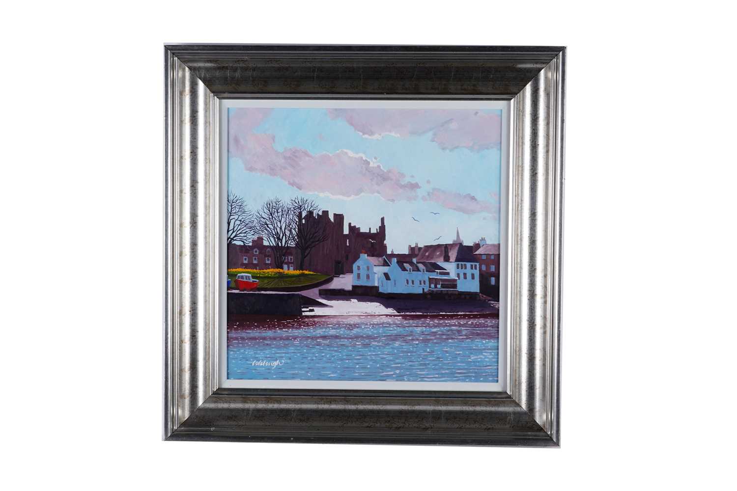 Lot 68 - Frank Colclough - Spring Sunlight, Kirkudbright | oil