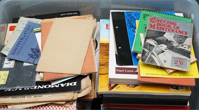 Lot 451 - Books and other literature on bicycles and cycling