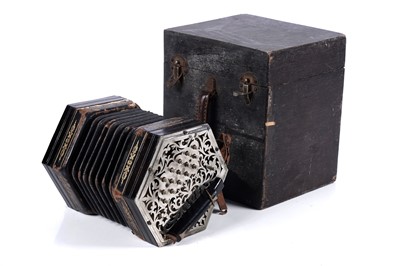 Lot 8 - A Jeffries 32 button Anglo concertina