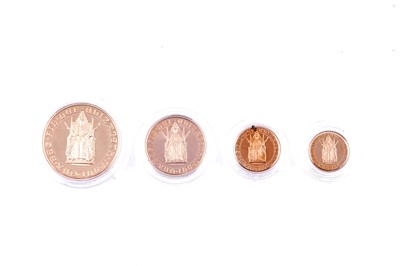 Lot 42 - Royal Mint Elizabeth II 22ct gold 500th Anniversary of the First Gold Sovereign 1489-1989
